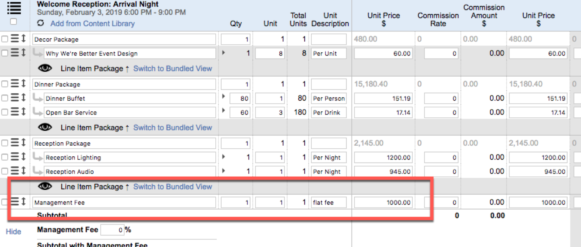 Adding a Management Fee VIPER Knowledge Base